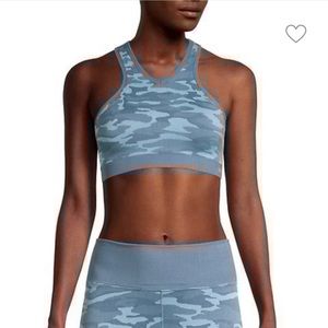 Splendid Knit Camo Sports Bra